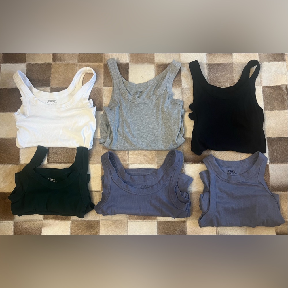 Easy Standard Tanks various sizes and colors